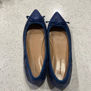 Banana Republic Blue Flat Shoes